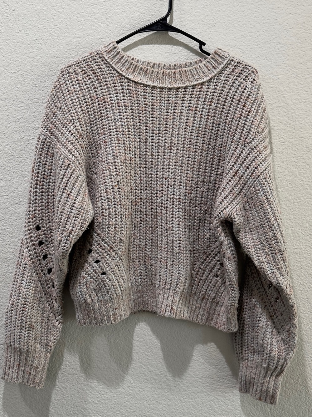Point Sur Cozy Chunky Ribbed Knit Crewneck Sweater